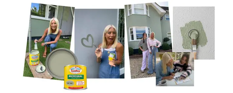 Denise Van Outen Gives Her Home a Fresh New Look with Sandtex